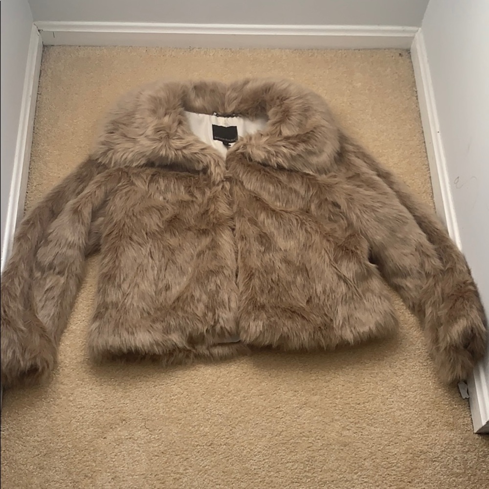Faux fur jacket
